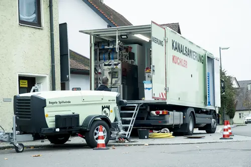 Kanalsanierung mittels Schlauchrelining